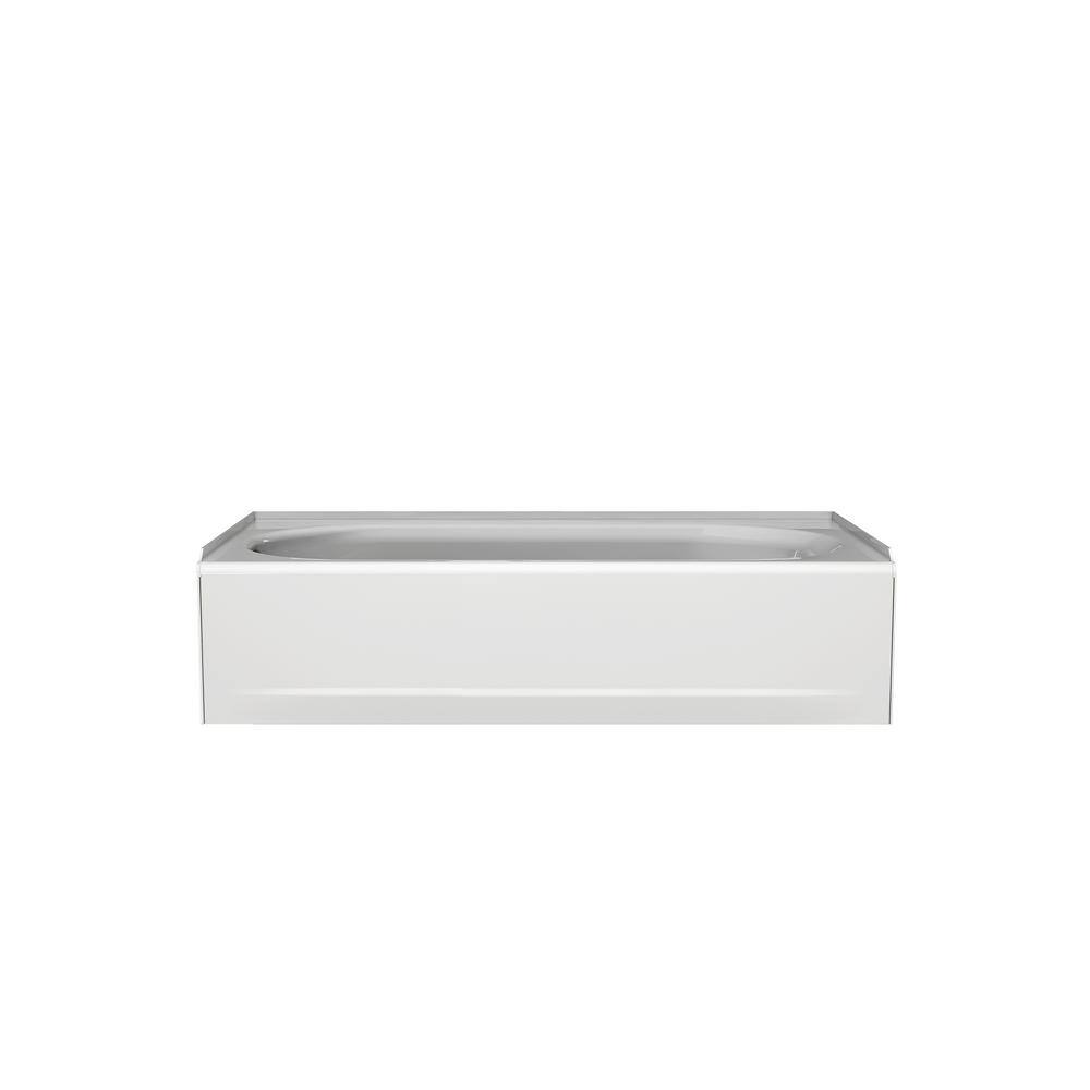 Princeton 61'' White Cast Iron Alcove Bathtub