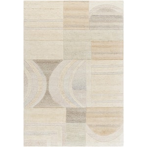 Brook Light Beige 2 ft. x 3 ft. Modern Indoor Area Rug