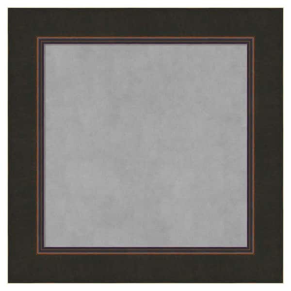 Amanti Art Milano Bronze 26 in. x 26 in Framed Magnetic Board
