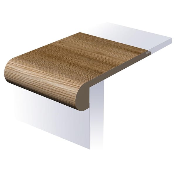 Engaging Peoria 1 in. T x 4-1/2 in. W x 94 in. L Waterproof Flush Stair Nose Moulding
