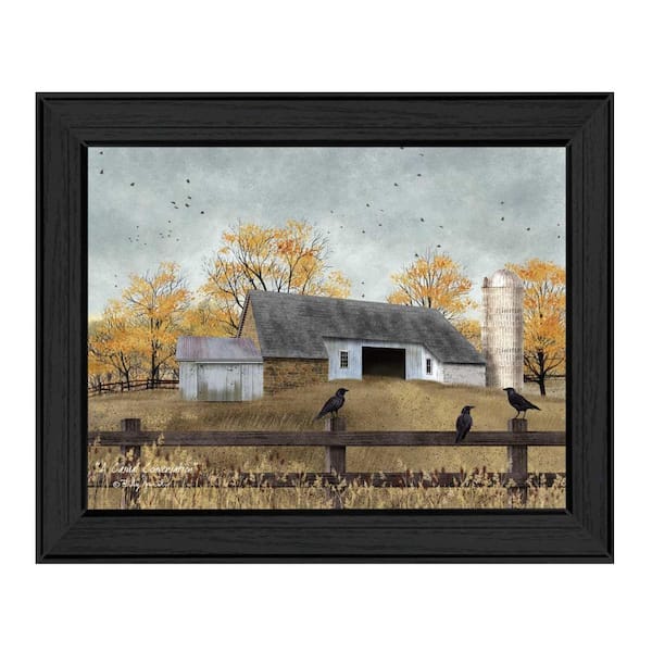 HomeRoots Charlie A Casual Conversation 1-Piece Framed Wall Art 14 in. x 18 in.