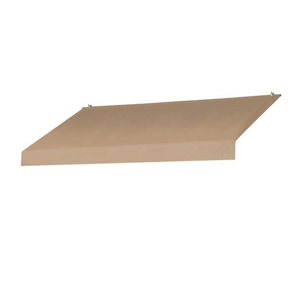 Awnings in a Box 8 ft. Designer Fixed Awning Replacement Cover in Sand