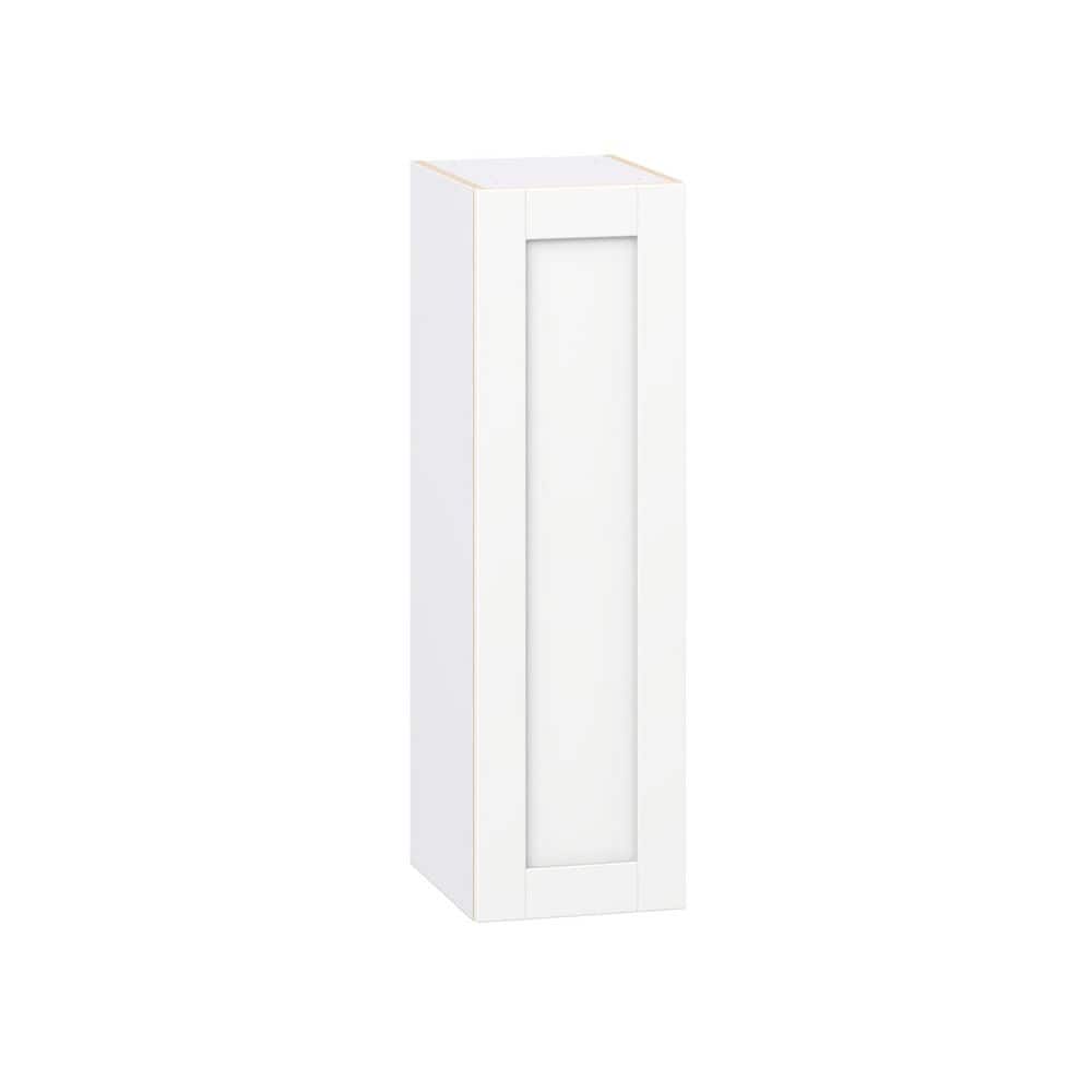 Milton 12 in. W x 14 in. D x 40 in. H Assembled Shaker Wall Kitchen Cabinet in Bright White price history on PriceWatchPro