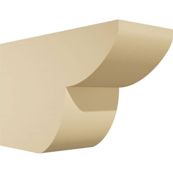 Ekena Millwork Standard Crestline 6 in. W x 10 in. H x 16 in. D Polyurethane Rafter Tail Outlooker