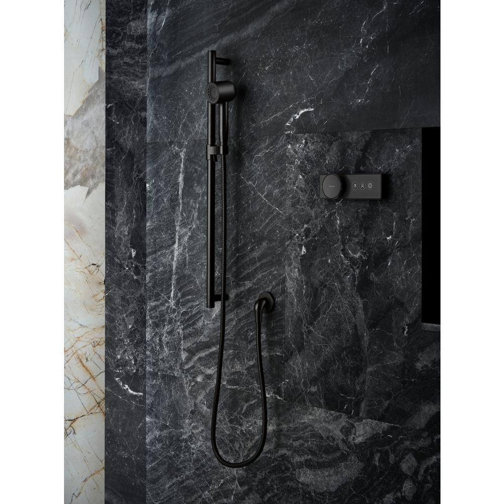 Compact Chrome Single Function Handheld Shower Head