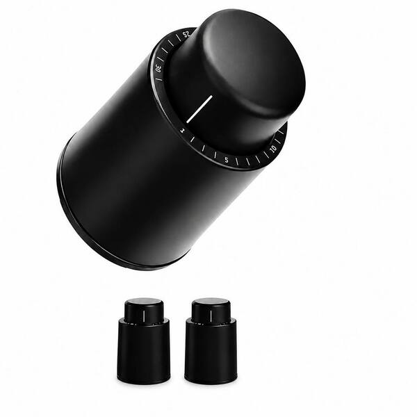 LAIFUCAM Metal ABS Plastic Black Silicone and ABS Reusable Vacuum