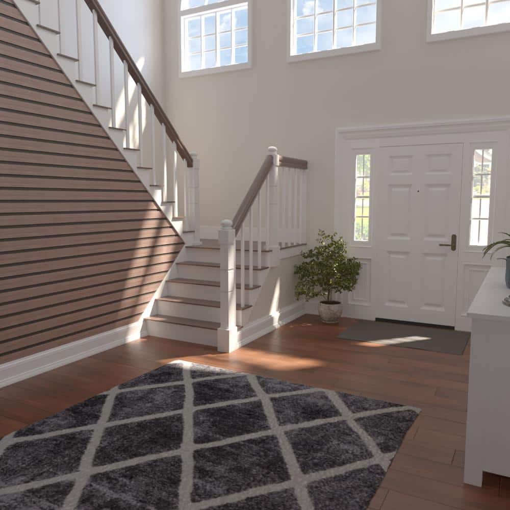 Alder Wood Adjustable Slat Wall Panel Kit, 94" Height