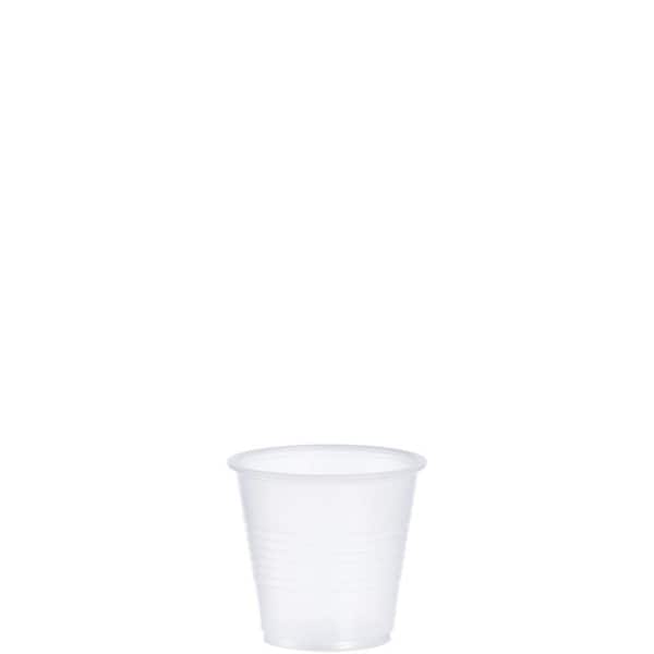 Galaxy 3.5 oz. Disposable Plastic Cups, Cold Drinks, Polystyrene, 100 Sleeve, 25 Sleeves / Carton - The Home Depot