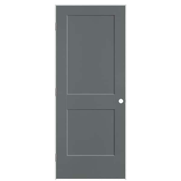 Masonite 32 in. x 80 in. 2-Panel Logan Right-Hand Solid Core Cordite Molded Composite Single Prehung Interior Door
