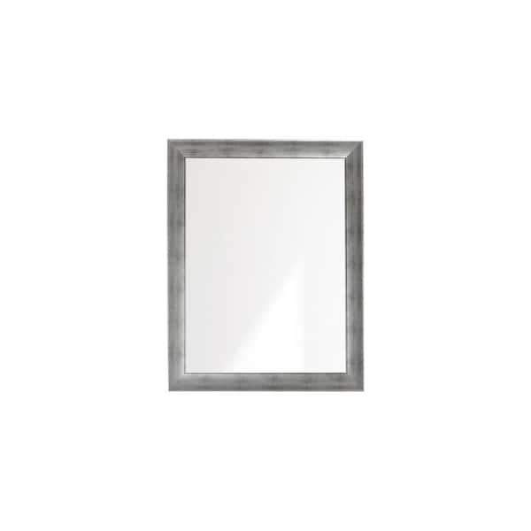 BrandtWorks Swirled Historic Silver Wall Mirror 32 in. W x 41 in. H