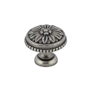 1-3/16 in. (30 mm) Pewter Traditional Cabinet Knob