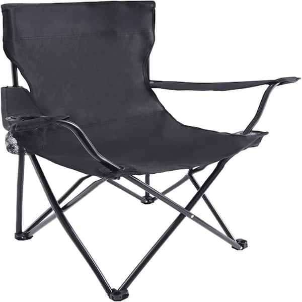 AULEDIO Black Oxford Fabric Patio Chair