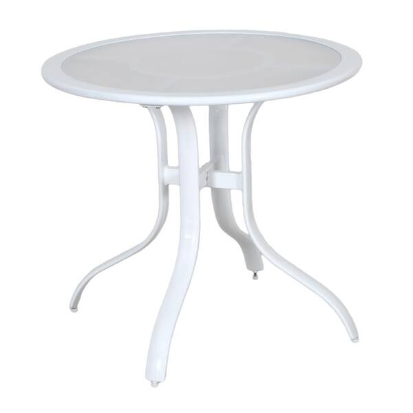 outdoor bistro table white