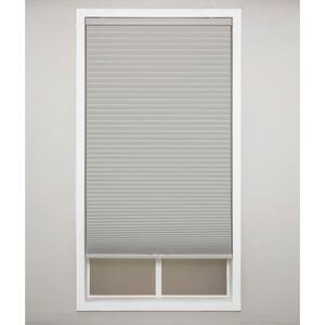 Gray Cloud Cordless Blackout Polyester Cellular Shades - 26.5 in. W x 48 in. L