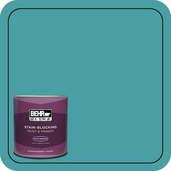 BEHR ULTRA 1 qt. #M460-5 Aqua Fresco Extra Durable Eggshell Enamel Interior Paint & Primer