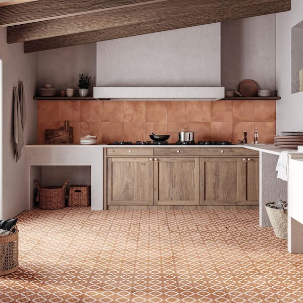 Bari Fortuna Cotto 13 in. x 13 in. Porcelain Floor and Wall Tile (10.76 sq. ft. /Case)