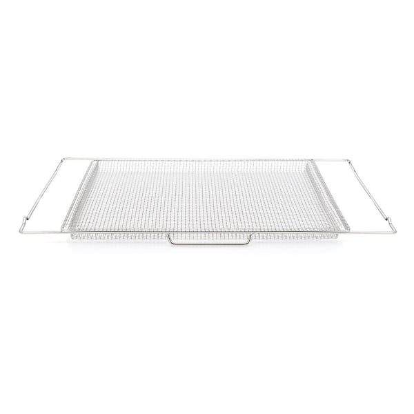 Air Fry Basket Oven Rack Compatible with Frigidaire Oven Air Frying Basket: 18.4 x 15.3 x 0.8, Oven Rack: 24.1 x 15.3.