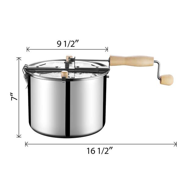 stainless steel stovetop popper
