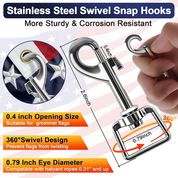 Golberg Solid Braid Polypropylene Rope - Made In USA