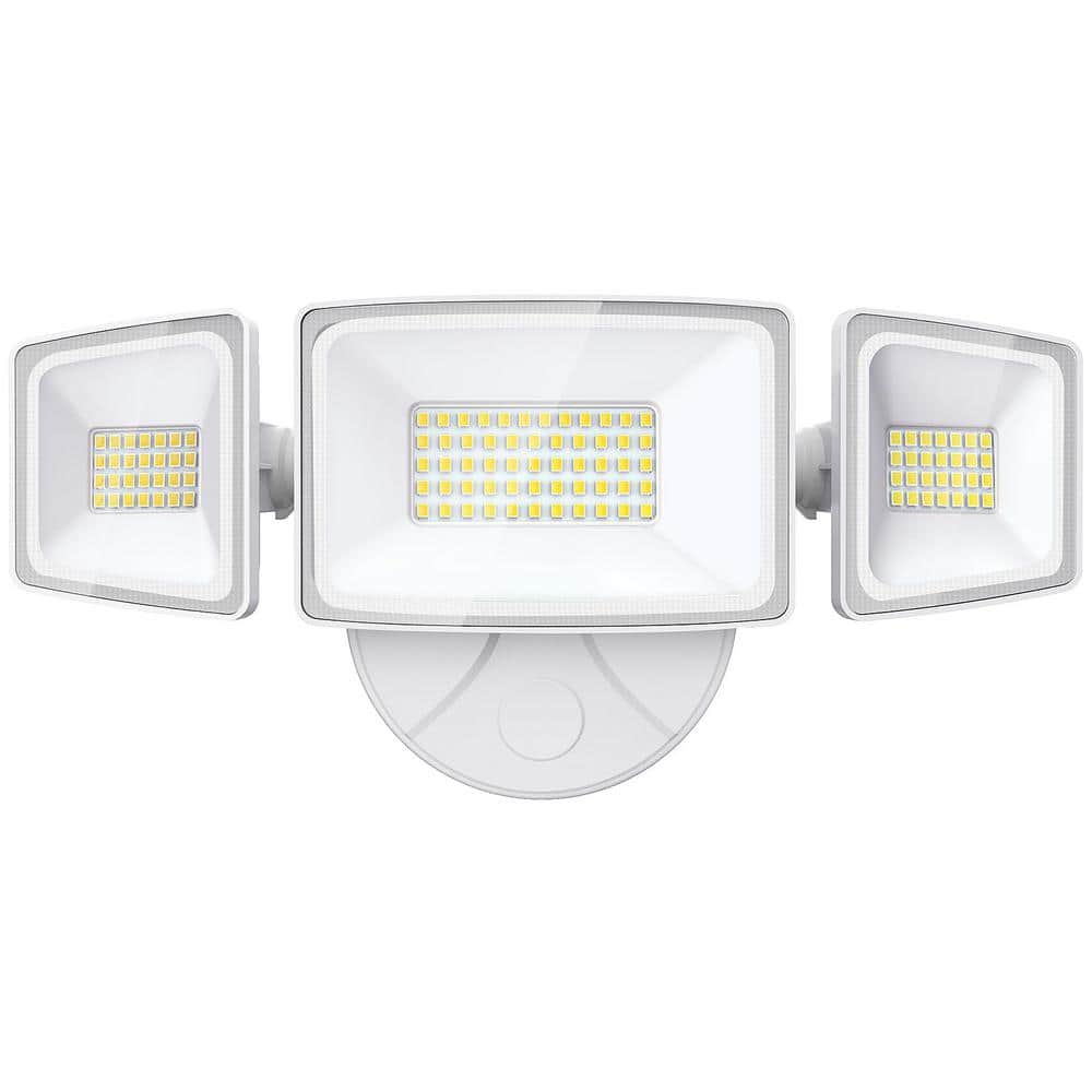 IP65 Waterproof 400 Watt Equivalent 6000 Lumen 180° White Integrated LED F