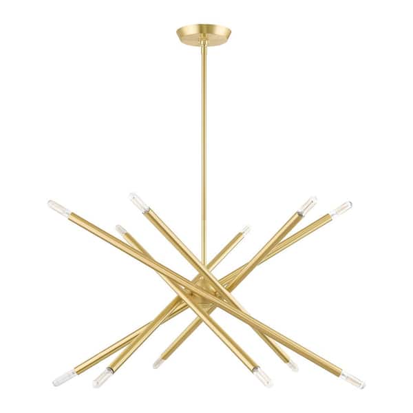 人気商品・限定商品ばかりの「超得 半額福袋」が販売開始 Livex Lighting Griffin-12 Light Satin Brass Chandelier ミュージック