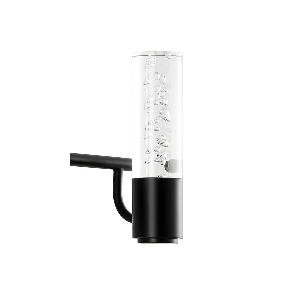 Bolha Satin Bronze 18" Minimalistic Cylinder Vanity Light with LED