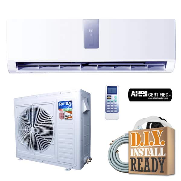 DIY Super Efficiency GWi Series 24,000 BTU 2 Ton Inverter Ductless Mini Split Air Conditioner and Heat Pump - 230V/60Hz