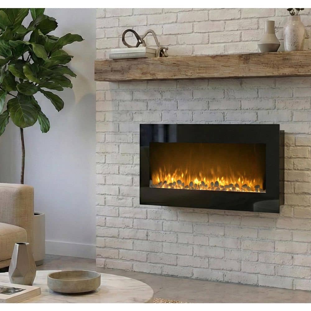 Northwest 36 in. Electric Fireplace Color Changing Wall Mount