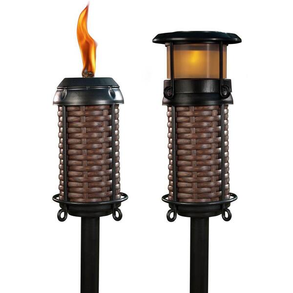 TIKI Flame and Solar Resin Weave Torch