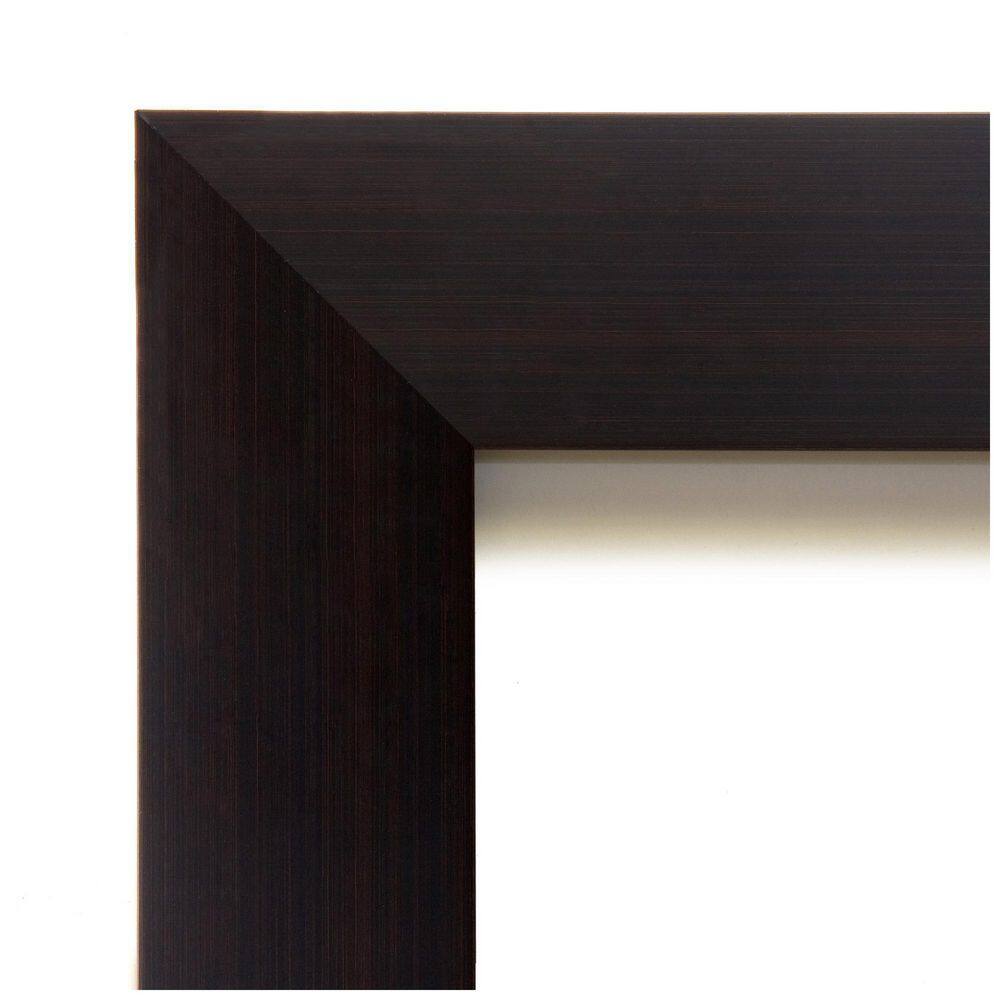 Espresso Wood Framed Full Length Bathroom Vanity Mirror