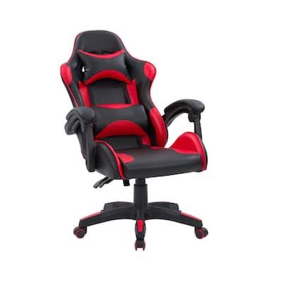 Ravagers Black and Red Nylon Gaming Chair