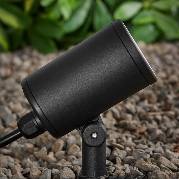 Hampton Bay 250 Lumen Black Plug-in Integrated LED Outdoor Hampton Bay 250 Lumen Black Plug-in Integrated LED Outdoor