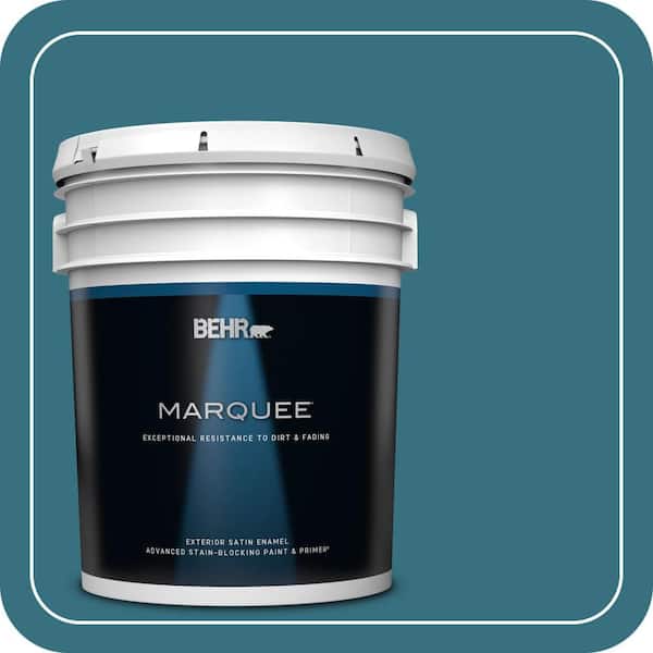 BEHR MARQUEE 5 gal. #530D-7 Grand Rapids Satin Enamel Exterior Paint & Primer