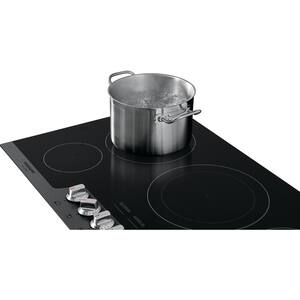 36 in. Radiant Electric Cooktop in Stainless with 5 Elements