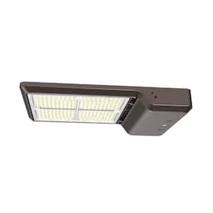 1000-Watt Equivalent Integrated LED Bronze Area Light TYPE 5 Adjustable Lumens & CCT 7-Pin Receptacle with Shorting Cap