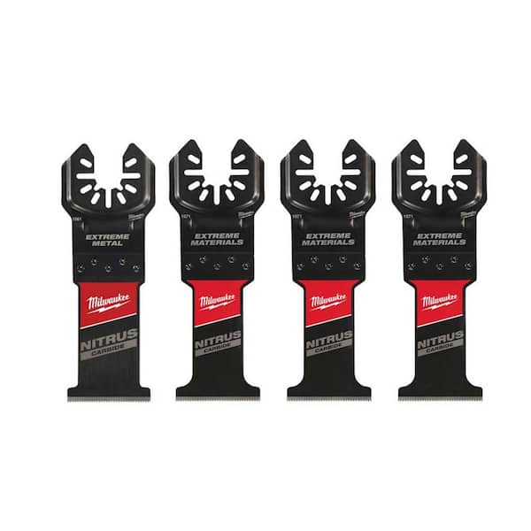 Nitrus Carbide Universal Fit Extreme Metal & Material Cutting Multi-Tool Oscillating Blades (6-Pack)