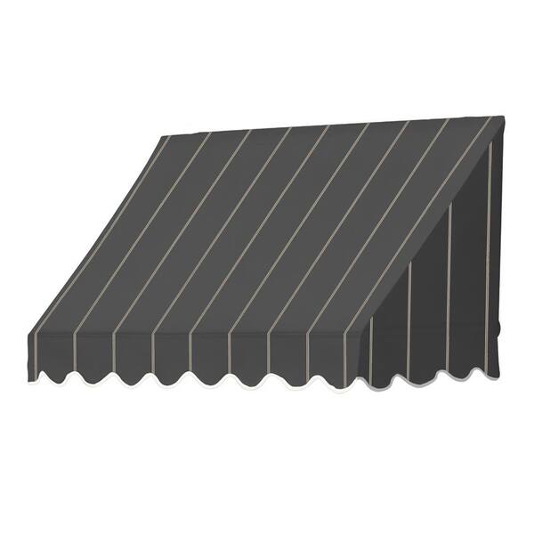 Awnings in a Box 4 ft. Traditional Manually Retractable Awning (26.5 in. Projection) in Tuxedo