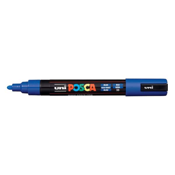 Blue paint pen