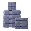 Home Decorators Collection Ultra Plush Soft Cotton Lake Blue 12