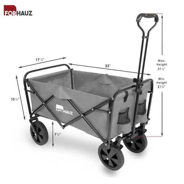 FORHAUZ 3.88 cu.ft. 600D double-layer Oxford Fabric Steel Frame