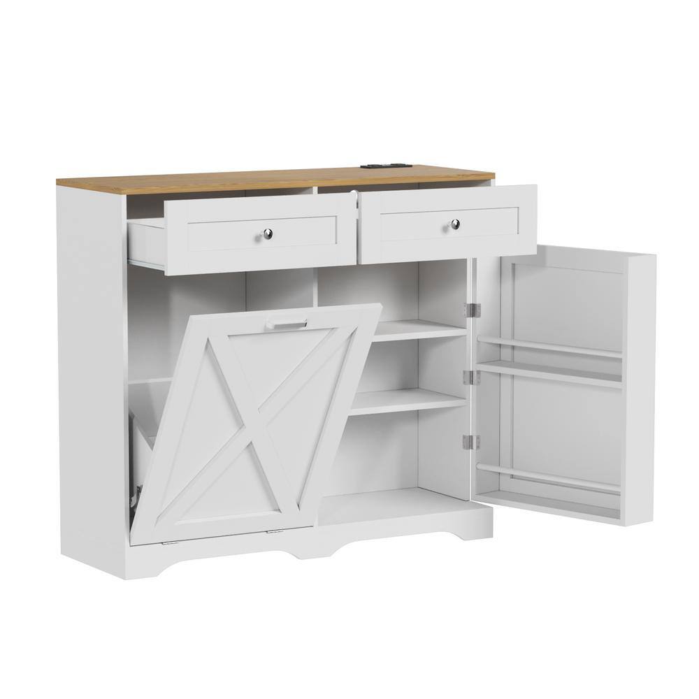 Reviews for Puluomis 39 in. W x 13.8 in. D x 35.4 in. H in White MDF