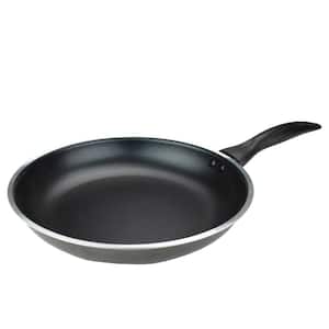 2-Piece Black Nonstick Aluminum Frying Pan Set includes 9 in. and 11 in.