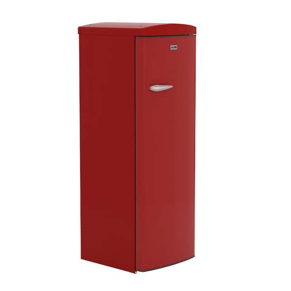 24 in. 11 cu. ft. 110V Frost Free Eco R600a Classic Retro Refrigerator in Red