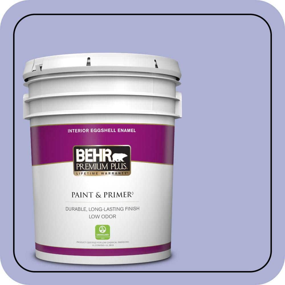 5 gal. #620B-4 Pixie Violet Eggshell Enamel Low Odor Interior Paint & Primer price history on PriceWatchPro