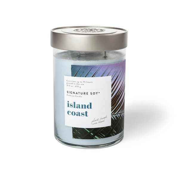 21 fl. oz. Island Coast XLarge Jar Lidded Scented Candle 1-Pack