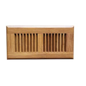 Carbonized 4 in. x 10 in. Strand Bamboo Vent Cover