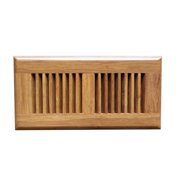 Islander Carbonized 4 in. x 12 in. Strand Bamboo Vent Cover