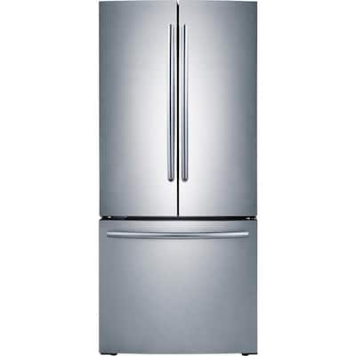 30 in. W 21.8 cu. ft. French Door Refrigerator in Stainless Steel