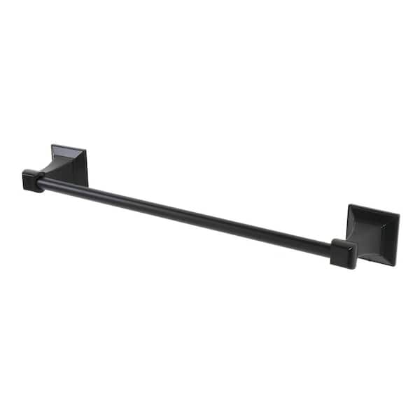 Lorent 18 in. Wall Mounted Towel Bar in Matte Black