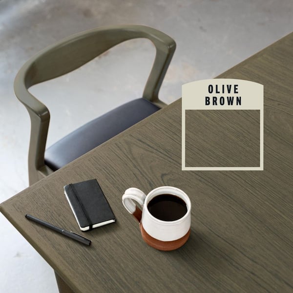 1 qt. Olive Brown Premium Fast Dry Interior Wood Stain